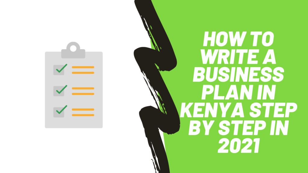how to write a business plan in kenya