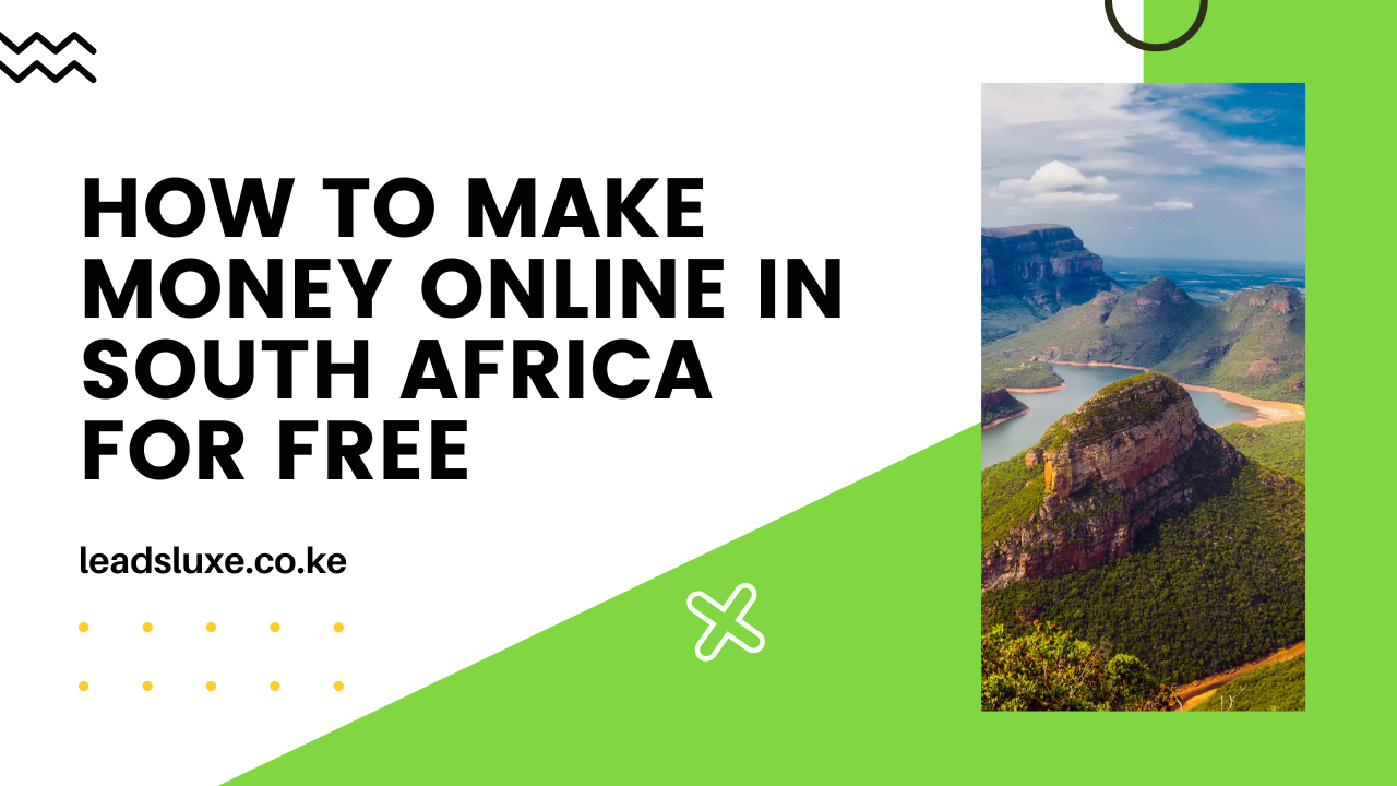 How To Make Money Online In South Africa For Free