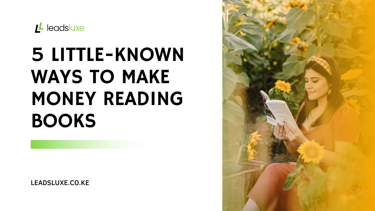 5 Little-Known Ways to Make Money Reading Books
