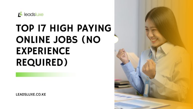 high paying jobs with no experience needed