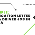 Example 2023: Application Letter For A Driver Job In Kenya