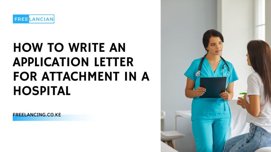how to write application letter for attachment in hospital