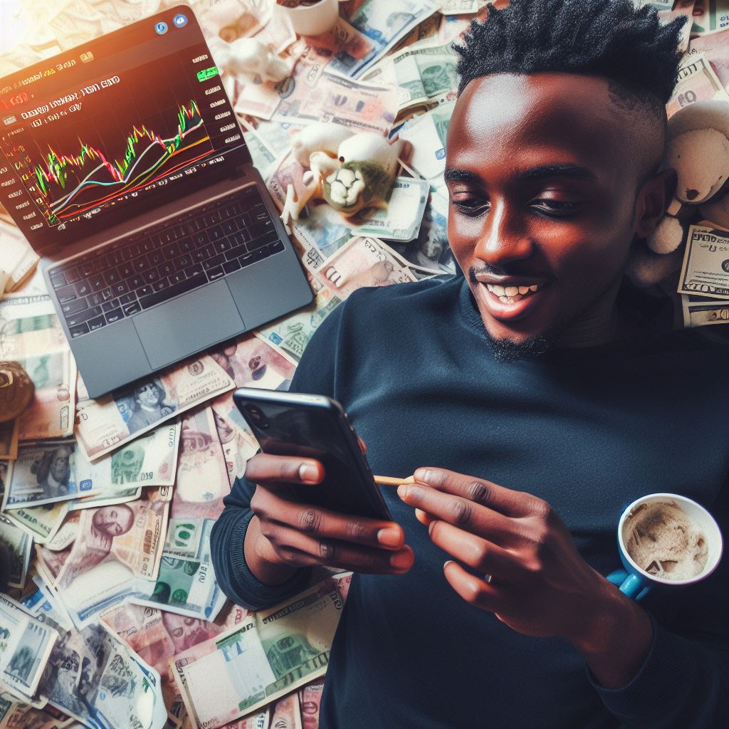 He Turned KSh1,000 into KSh150k in 30 Days Day Trading on His Phone - This is How