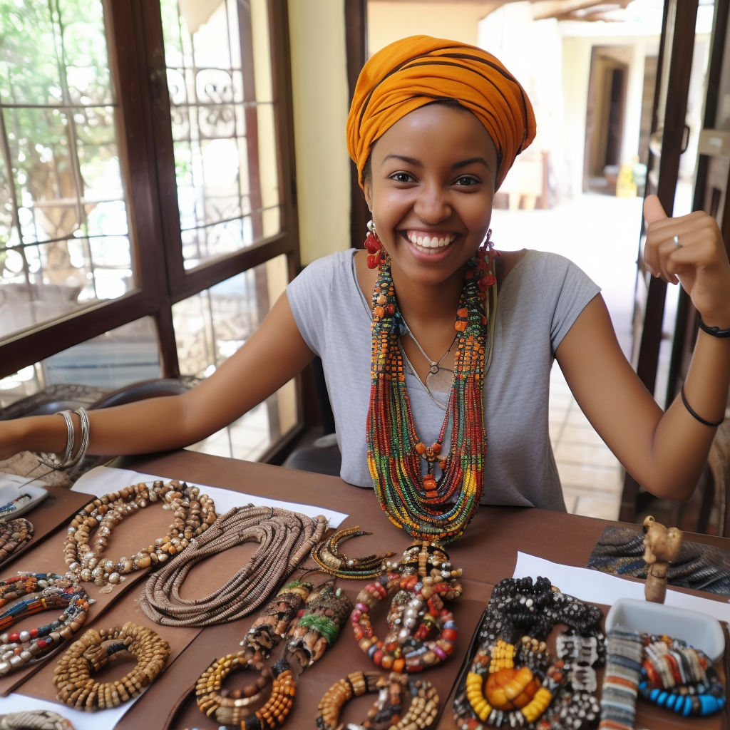 How This Stay-at-Home Mom in Mombasa Makes $800 a Week Selling Homemade Jewelry Online